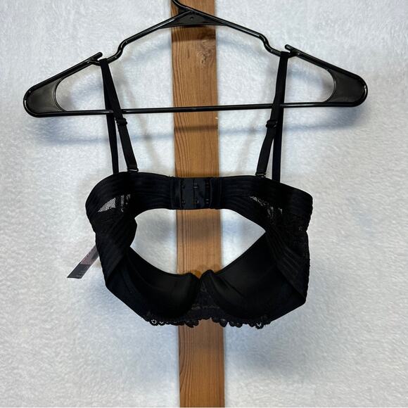 Maidenform Black‎ Push Up Convertible Straps Formed Cups Bra Size 34A - Picture 3 of 7